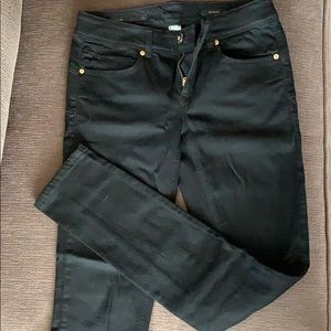 Cache black stretch skinny jeans